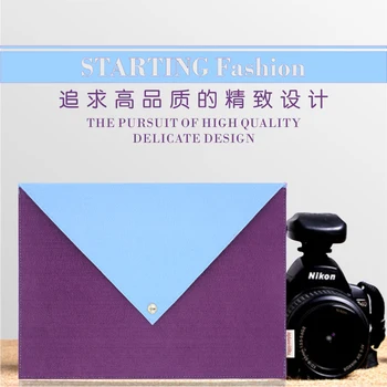 

Felt A4 file bag briefcase bag containing high-grade office portfolio iPad hand laptop bag