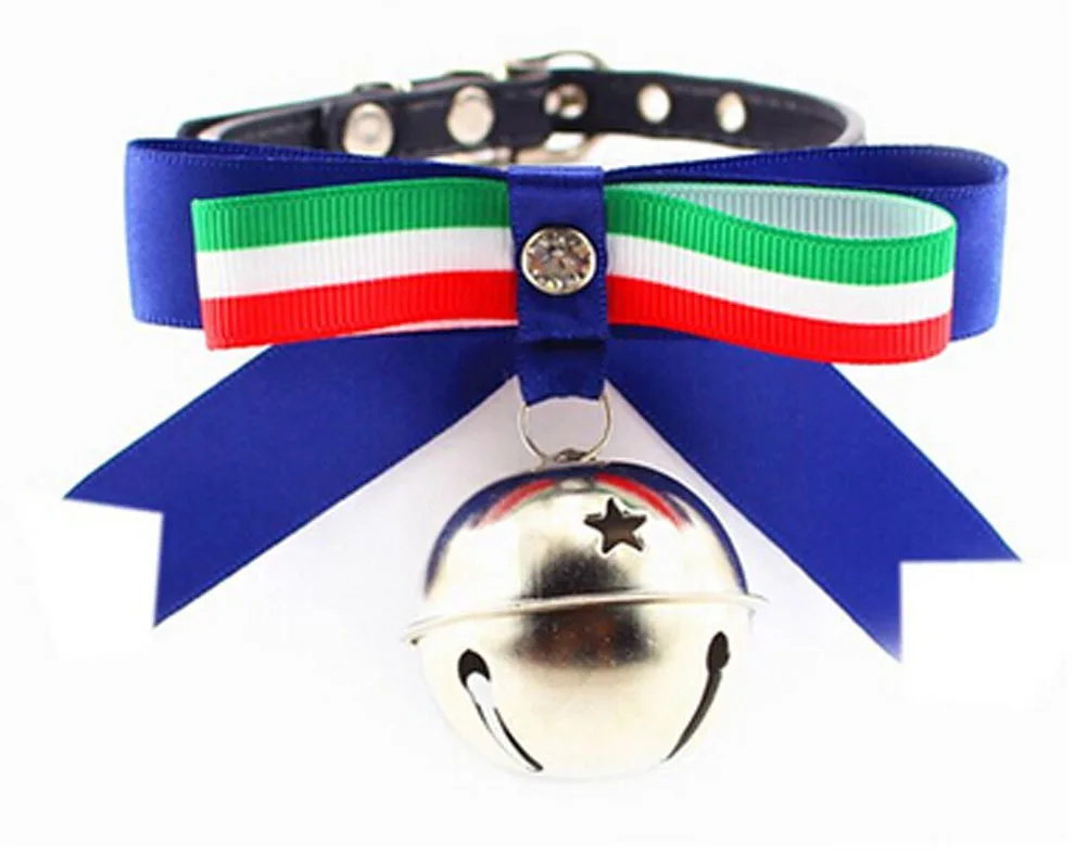 Новый итальянский дизайнерский воротник бабочка для кошек с супер колокольчиком