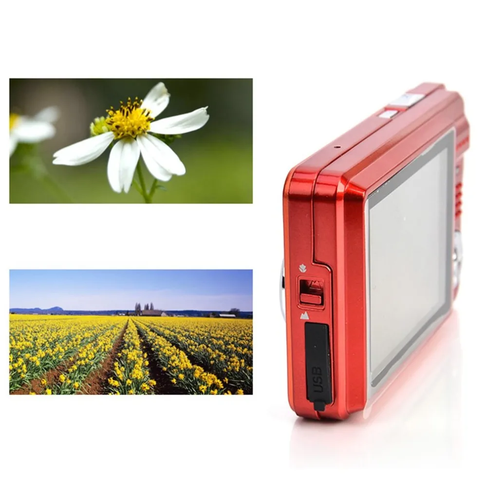 2.7 Inch TFT LCD Display 18MP 720P 8x Zoom HD Digital Camera Anti-Shake Camcorder Video CMOS Micro Camera Children Gift