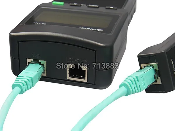 DK-8108 удаленного RJ45 сетевой кабель тестер длины