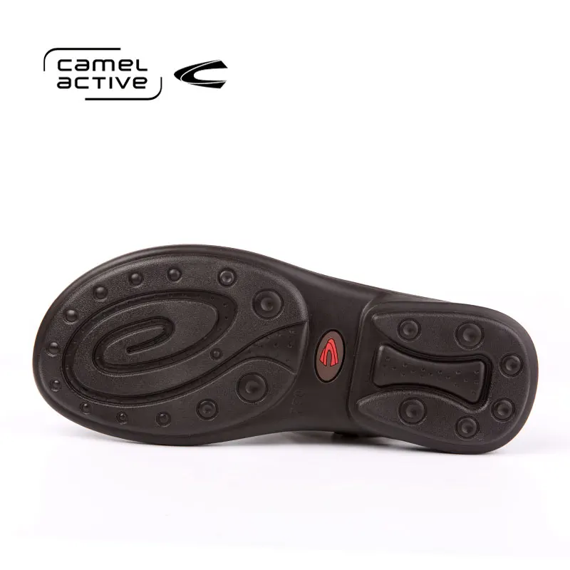 Camel Active новый мужские сандалии из натуральной кожи Модные дышащие Мужские