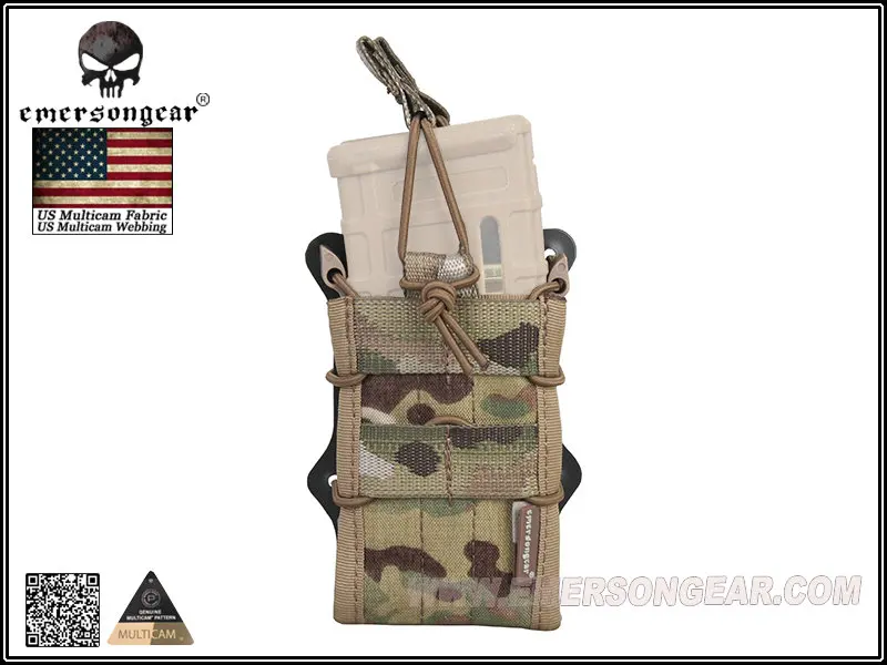 Emerson Двухместный Модульная винтовка подсумок кобуры тактические Molle Mag Мультикам
