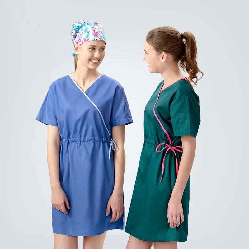 Medline Patient Gown Healthcare Hospital Gowns Wrap Medical Scrub Coat
