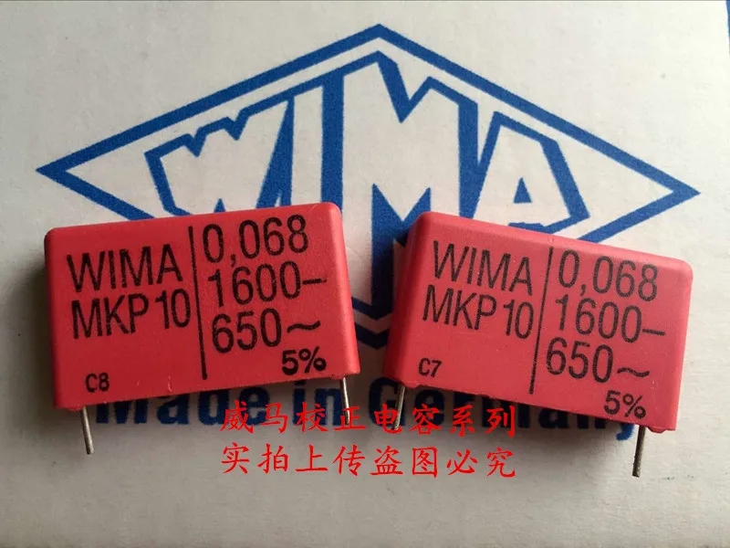 2020 флейта 10 шт./20 шт. Германия WIMA MKP10 0 068 мкФ 1600V 683 P: 27 5 мм | Электронные компоненты и