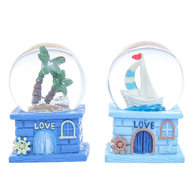 

Nordic Small Fresh With Light Crystal Ball Decorative Balls Creative Resin Crafts Birthday Gifts Home Decoration Kids Room Decor