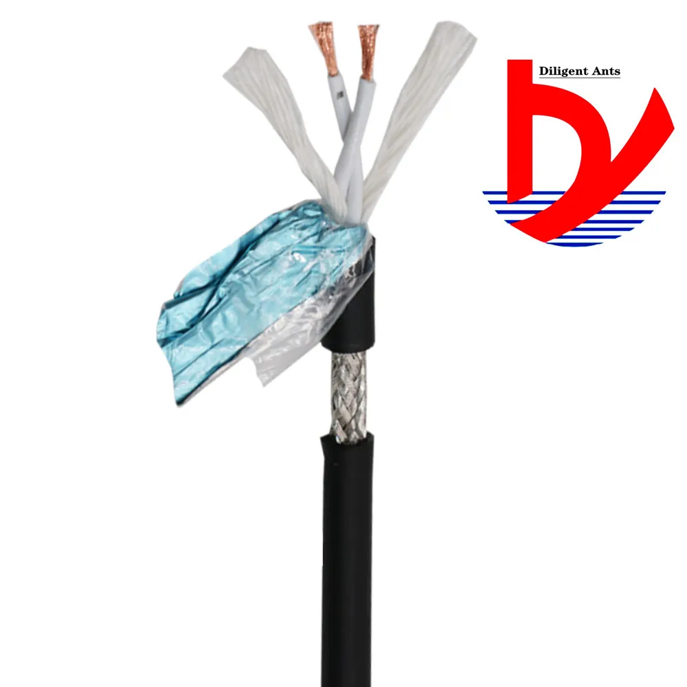 

17AWG 2/3/4/5 core Towline shielded cable 5m PVC flexible wire TRVVP resistance to bending corrosion resistant copper wire