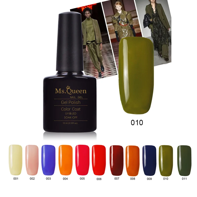 

Ms Queen Gel 1S P+Black Bottle 10ML Temperature changing T01-30 Gel Nail Polish Semi Permanent Nail Art Glitter UV Gel Varnish