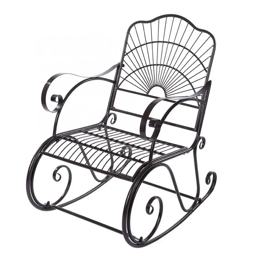 

Iron Rocking Rocker Chair Single Chair in Outdoor Patio Backyard Park