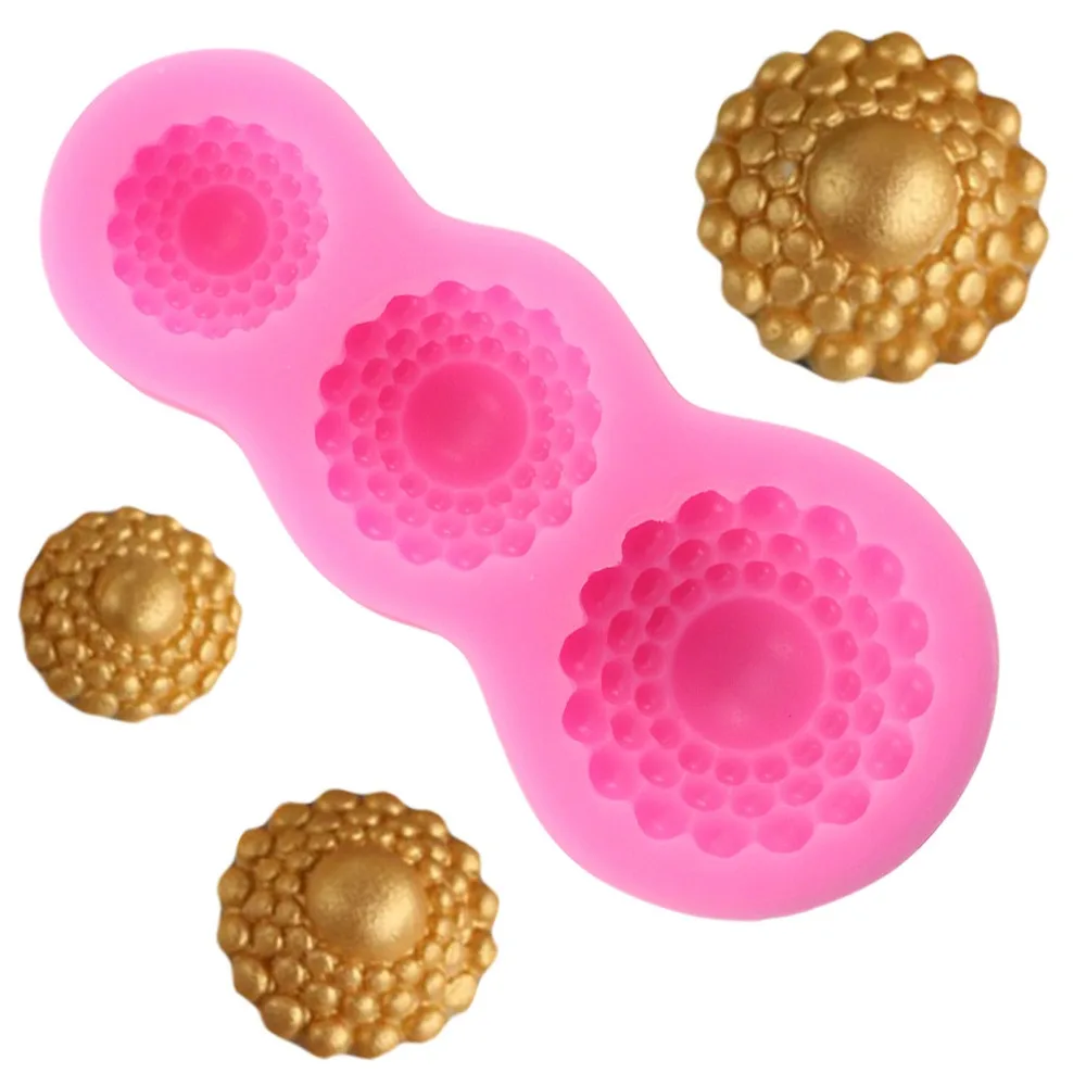 

Button Shapes DIY Fondant Cake Silicone Mould Chocolate Cookie Ice Silicone Mold Candy Mold Cake Baking Cake Decorating Tools