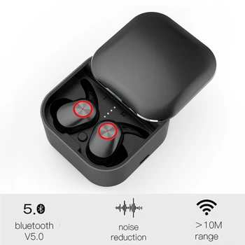 

TWS Earbuds Earphone Wireless Dual bluetooth 5.0 EDR Handfrees Stereo Waterproof Sports Ergonomically designed New