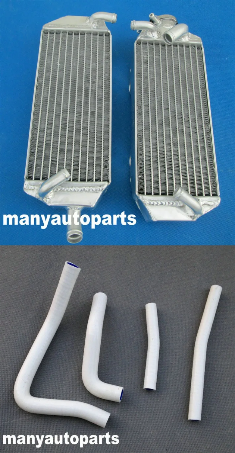GPI гоночный алюминиевый радиатор+ желтый шланг для SUZUKI RM250 RM 250 1996-1998 1997 96 97 98