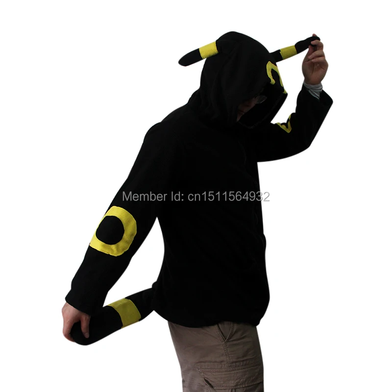 wolf hoodie with ears and tail