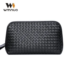 Wmnuo, новинка, напульсники, для мужчин, натуральная коровья кожа, мужской кошелек, модный, ручная вязка, высокое качество, для мужчин, для отдыха, клатч, деловые сумки