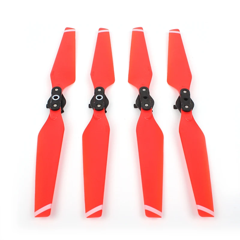 2 pairs mavic pro Folding Propeller Blade Prop replace Spare parts Propellers For DJI mavic pro Drone Accessories red white blue 1 (4)