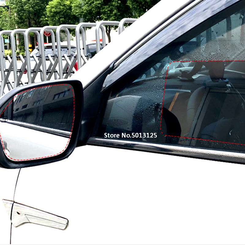 

Car Accessorie Car Rearview Mirror Protective Film Anti Rain Fog Waterproof Rainproof Film Sticker For Ford Focus 2017 2018 2019