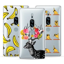 На Алиэкспресс купить стекло для смартфона cartoon case for sony xperia xz2 premium,mobile phone shell,tpu material painted beautiful color painting case.19 colors!
