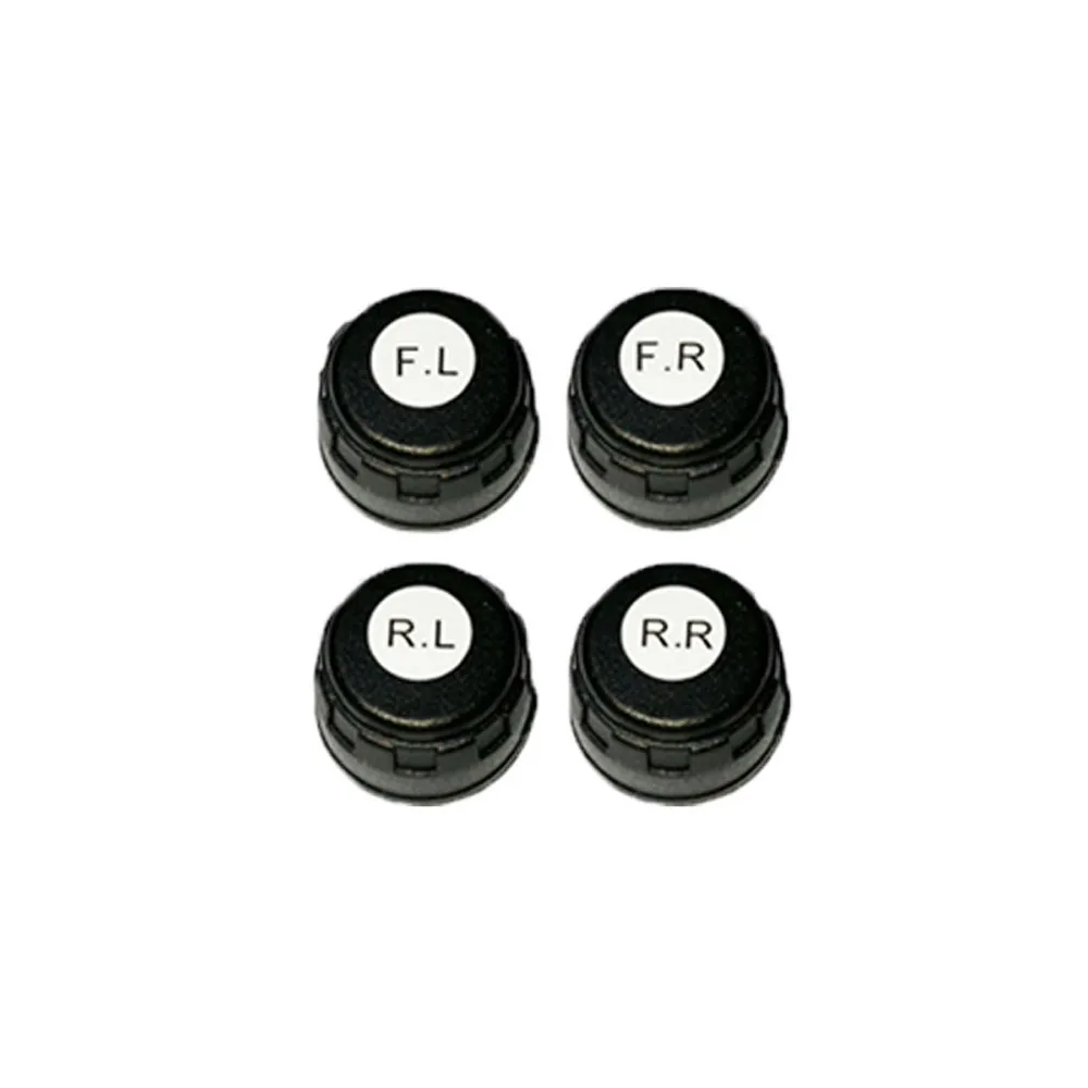 Car-solar-TPMS-tire-pressure-monitor-wireless-tire-pressure-monitoring-alarm-system-LCD-color-display-Two