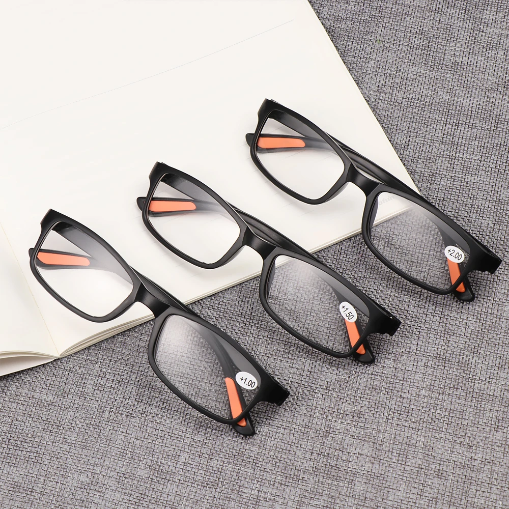 Ультралегкие очки для чтения унисекс модный Уход За Зрением Смола гибкие увеличительные анти-скользящие очки дальнозоркость+ 1,0~+ 4,0