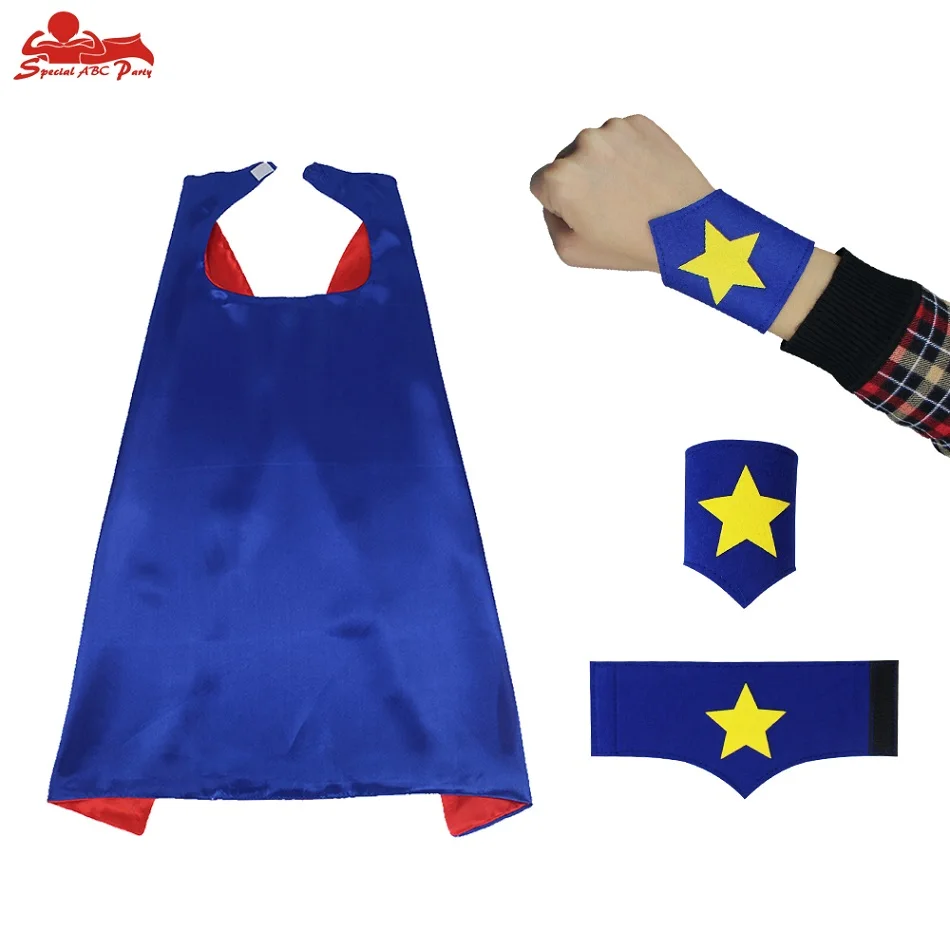 

SPECIAL 70*70 cm Blue-red Superhero Costume Cosplay For Children Carnival Party Cosplay Toys Party Costume For Kids Halloween
