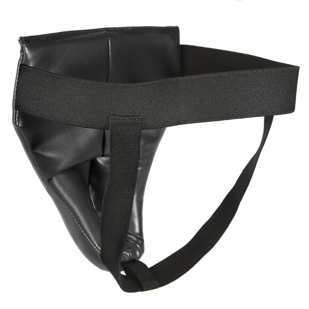 Suspensorio de cuero para ninos y adultos protector de entrepierna protector de ingle agujero de respiracion taekwondo Boxeo katrate MMA