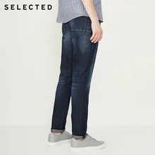 Отборные мужские новые хлопковые и льняные повседневные потертые джинсы C | 418332513