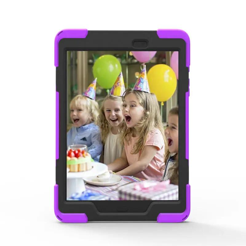 Для samsung Galaxy Tab A 9,7 T550 Силиконовый чехол Heavy Duty Fundas ударопрочный армированный Гибридный 9,7 ''SM-T550 модные планшеты кожи