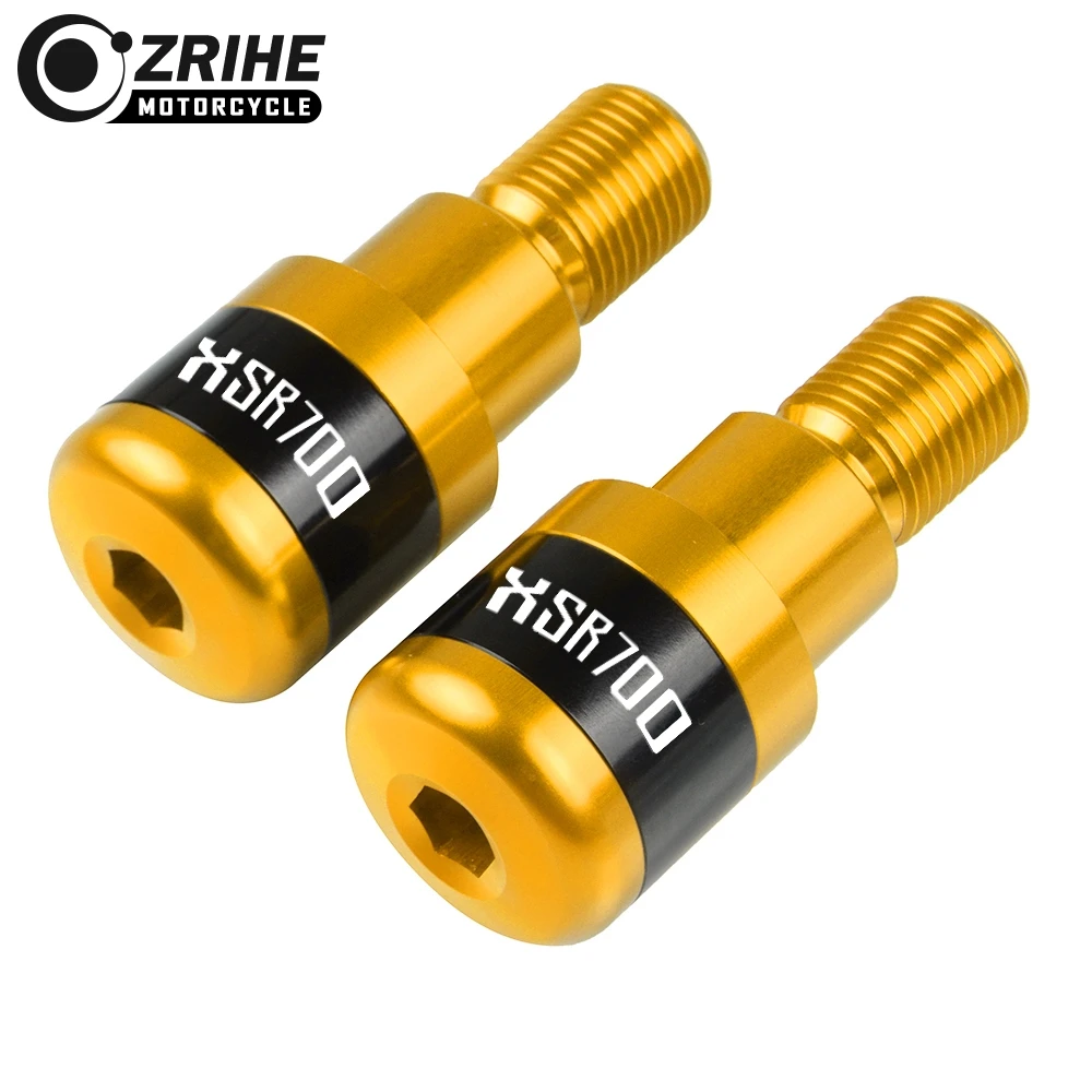 For Yamaha XSR700 XSR 700 XS-R700 New Handlebar Gear Balanced Plug Slider Accessories CNC Aluminum Handlebar Grips End Cap