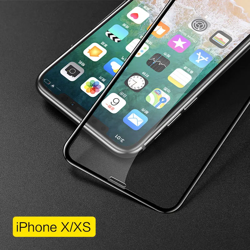 Умное закаленное стекло Devil для Iphone XR X защита экрана HD полное покрытие для Iphone Xs Max защита экрана Защита от царапин - Color: For iPhone XS