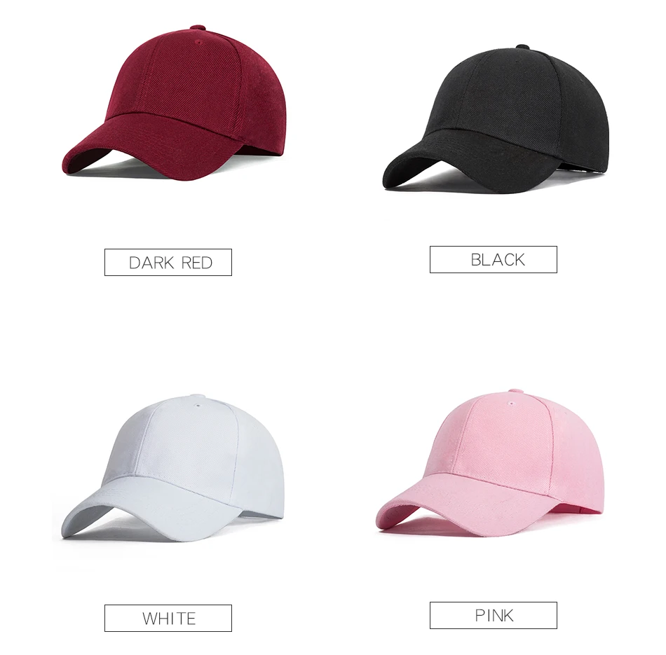 TRUENJOY Классическая однотонная женская бейсболка Мужская Повседневная Snapback хип-хоп шапка, кепка для спорта на открытом воздухе унисекс высокое качество