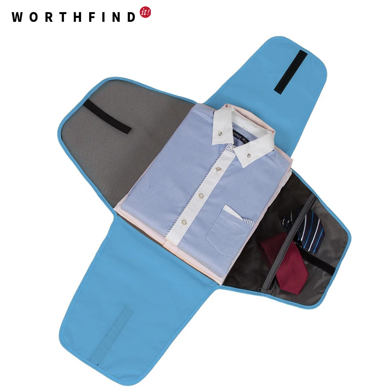 WORTHFIND New Travel Garment Folder Bag Business Shirt Packing