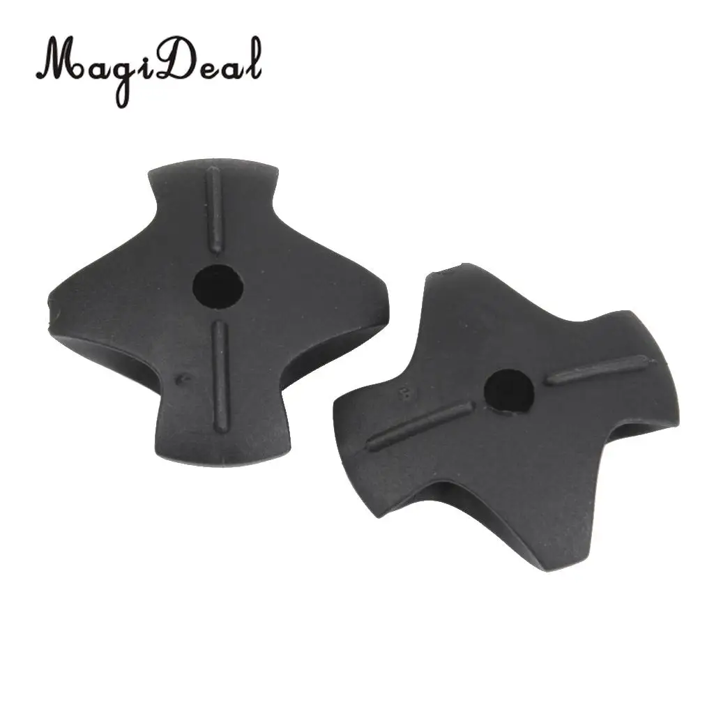 Pack of 6 Pieces Black Nylon Boat Kayak Deck Line Guide for Securing Deck Lines Shock Cord Canoeing Rafting Accessories