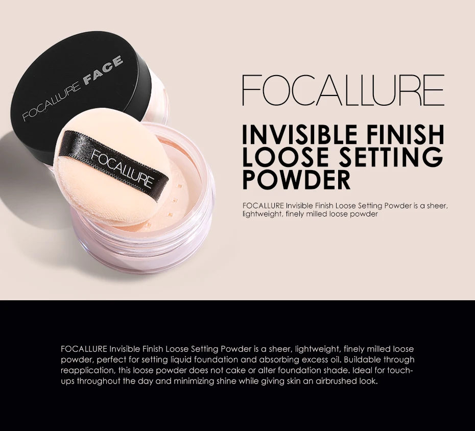 FOCALLURE 3 Colors Makeup Loose Powder
