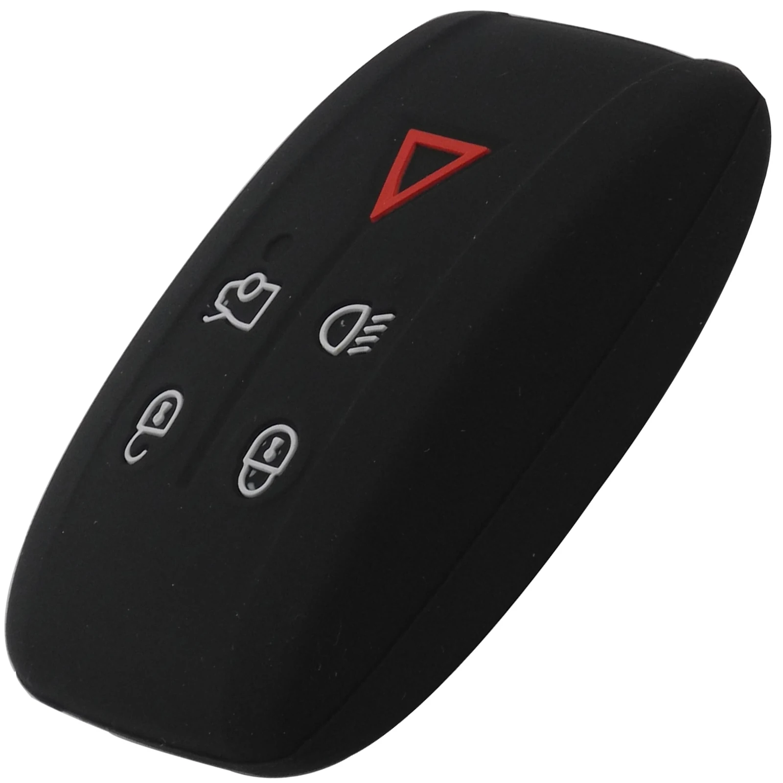 

jingyuqin Styling Remote Car Key Fob Silicone Case Cover Protector Fit For Jaguar XF XK XKR X-Type S-Type 5 Buttons Smart Key