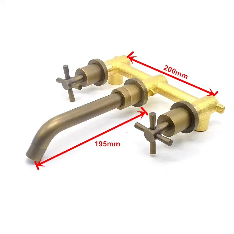 vintage bathroom faucet  wall mounted