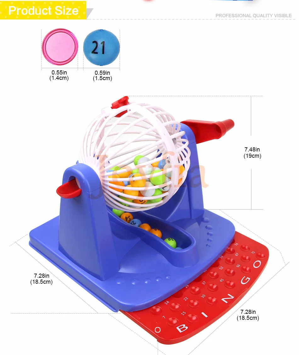 Забавный Игровой Набор для клетки в бинго, настольный мяч, семейные вечерние лотерейные машины, семейная Интерактивная настольная игра, развивающие игрушки для детей [