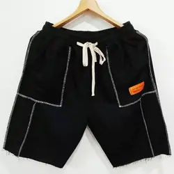 Бесплатная доставка Большие размеры негабаритных Европейский мужской шорты Лоскутная Короткие свободные брюки хип хоп для мужчин 6xl 7xl 8xl
