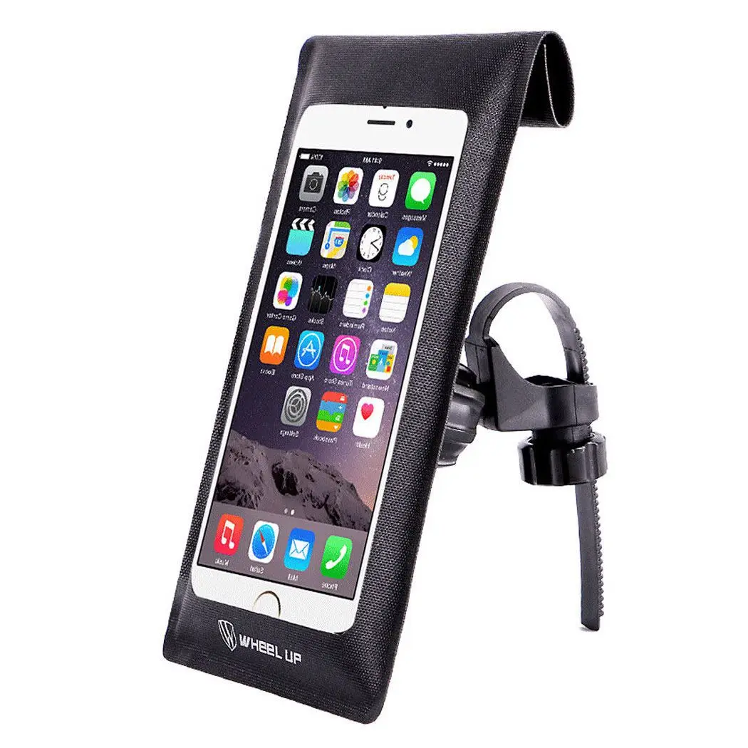 WHeeL UP Waterproof Handlebar Phone Case Bag Cycling Bicycle MTB Front Cell Phone Mountin