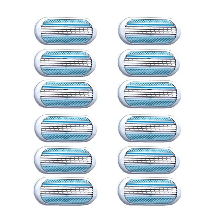 12pcs/lot Beauty Safety Female Razor Blade Shaving For Women Blades
