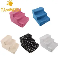 Роскошный сетчатый складной ПЭТ лестницы шаги кошка собака скалолазание прыжки платформа Домашние животные кровать лестница склон для маленьких собак лежак для питомца подушка коврик