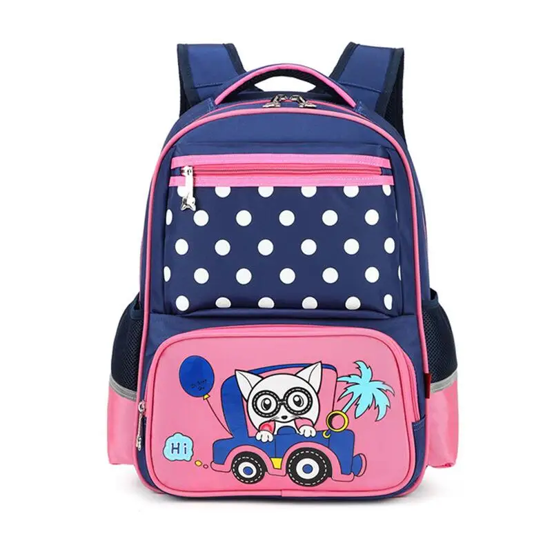 

children bag school bags for girls waterproof fabric polka dot cute school backpack girl schoolbag kids book bag drop shipping
