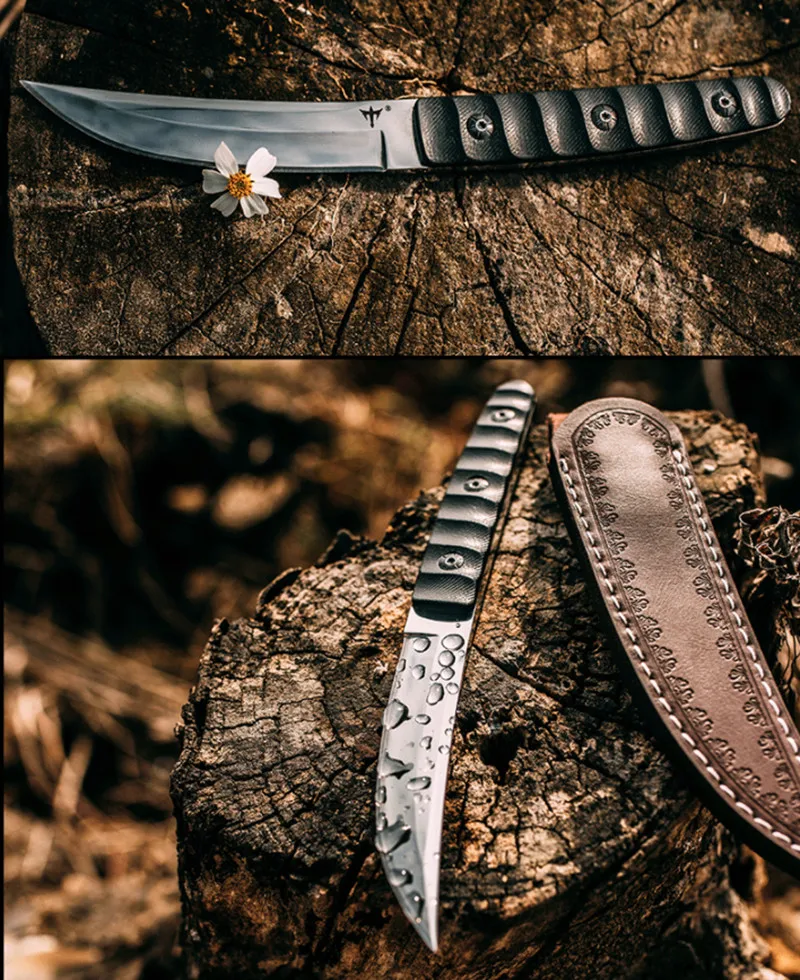 9Cr18Mov стальной специальный нож для выживания, прямой нож для самообороны, инструменты для выживания в джунглях