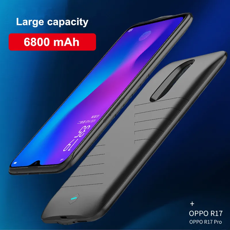 Чехол для зарядки аккумулятора смартфона KQJYS OPPO R17 чехол внешний аккумулятор