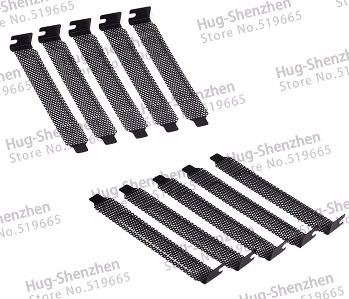 Lot of 100 Standard Case Vented PCI Slot Covers