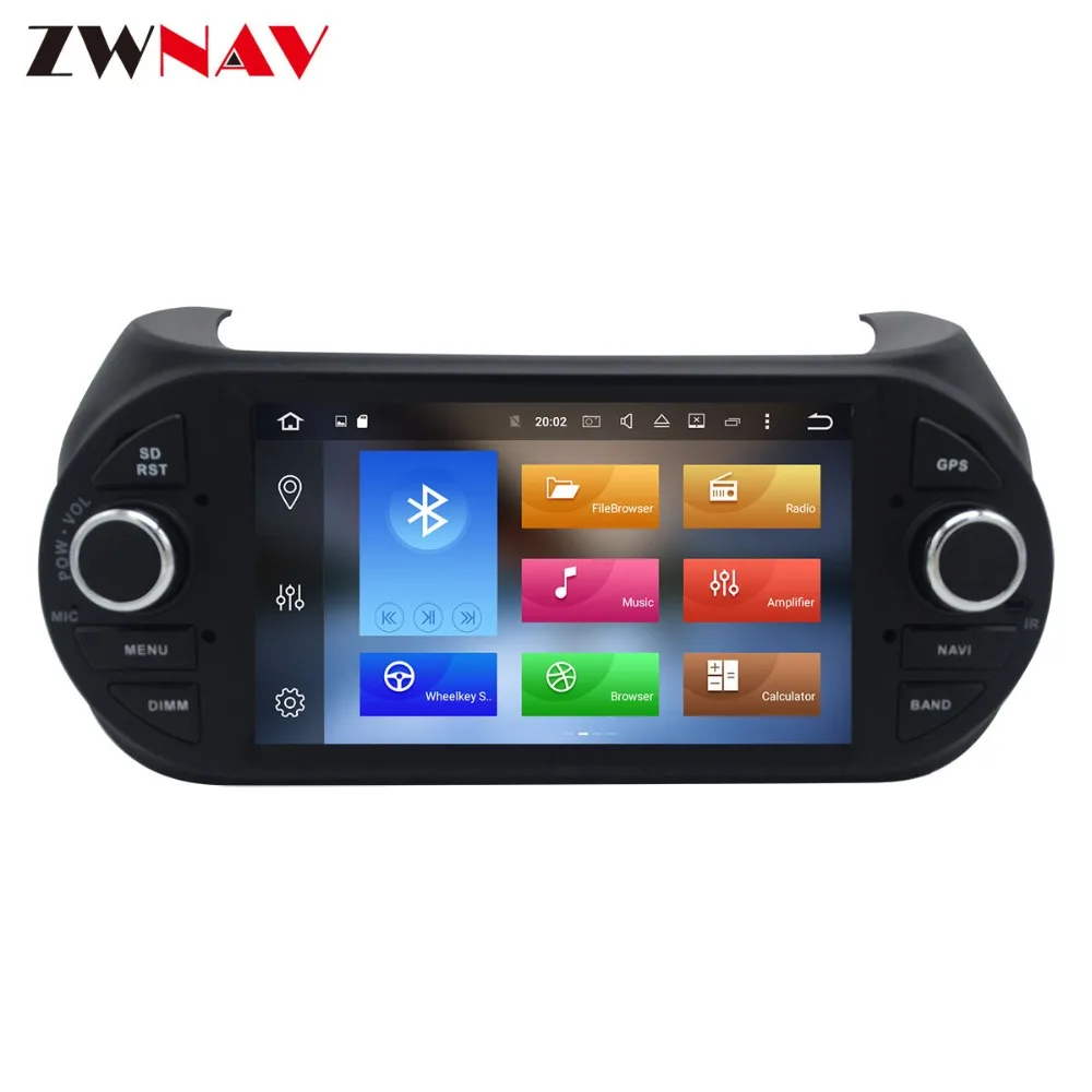 Top Android 8.1 Car GPS Navigation Head unit For FIAT Fiorino Qubo Citroen Nemo/Peugeot Bipper radio multimedia player no DVD player 4