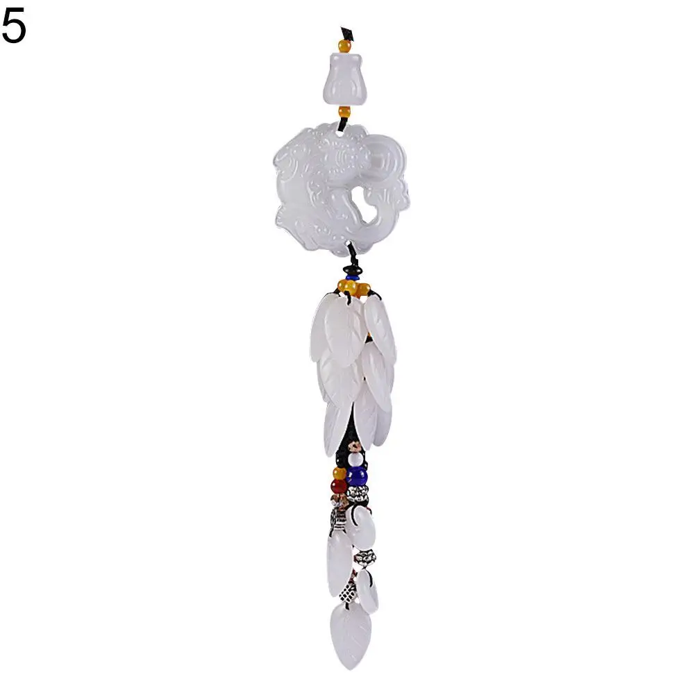 

Car Ornament Safe Drive Bead Peace Buckle Auto Car Hanging Stone Lucky Pendant Fine Workmanship