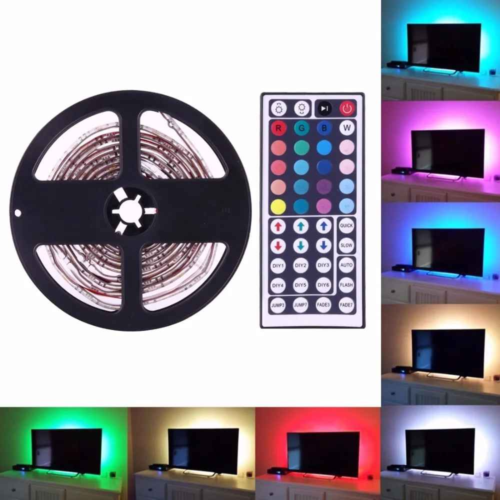 Aliexpress Led Tv 4 x 50cm 3W 30 LEDs SMD 5050 Epoxy USB Flexible TV Rope Light IP65