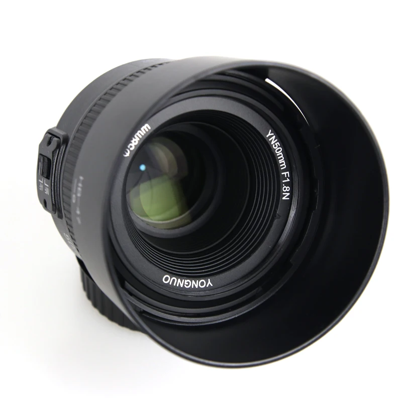 Оригинальный объектив YONGNUO YN 50 мм f/1 8 AF диафрагма YN50mm автофокус Большая для