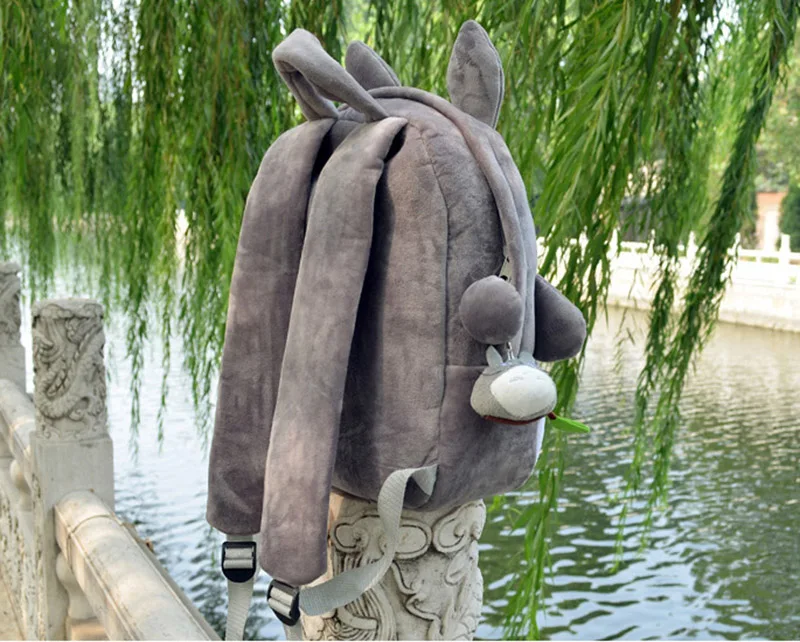 Totoro Children Backpack Plush Baby School Bag Teenagers Shoulder Bag Kid Hayao Miyazaki Toys Boy Girl Schoolbags Mochila BP0175 (4)