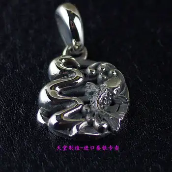 

Thailand imported 925 silver carp, Longmen Silver Pendant
