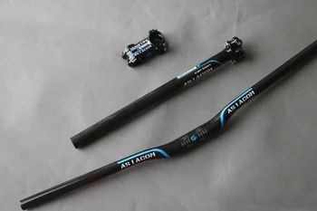 

ASIACOM Bicycle Carbon Handlebar Stem Seatpost 27.2 30.8 31.6 350/400mm Bike Carbon Handlebar 31.8 MTB Stem Bicycle Parts